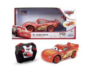 Dickie Toys - 203084028 - RC Bilar 3 Blixten McQueen Turbo Racer - Radiostyrd bil, Turbofunktion, USB-laddning, 2 Kanaler, 2,4 Ghz, 1:24, 17 cm, Från 4 år, packaging may vary