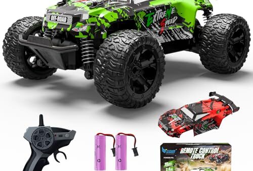 Fjärrstyrd bil, barn från 3 4 5 6 8 år, 1:18, fjärrstyrd monstertruck, fjärrstyrd med karossljus/dubbelskal, RC bil, fjärrstyrd från 3–6 år, fjärrstyrd bil, gåvor
