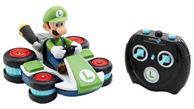 Mario Kart | Officiell licens | Fjärrstyrd bil med Luigi | Fjärrkontroll ingår | Anti-Gravity RC Racer | 360, drift, wheeling | 2 lägen | För Mario-fans | Från 4 år