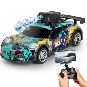Radiostyrd Bil Kamera - Bästa Valen för Din RC-Bil OBEST Fjärrstyrd bil med kamera, 2,4 GHz, fjärrstyrd drift, automatisk appkontroll, RC-kamera racerbil, fordon, graffiti, allround, för pojkar från 3, 4, 5, 6 år